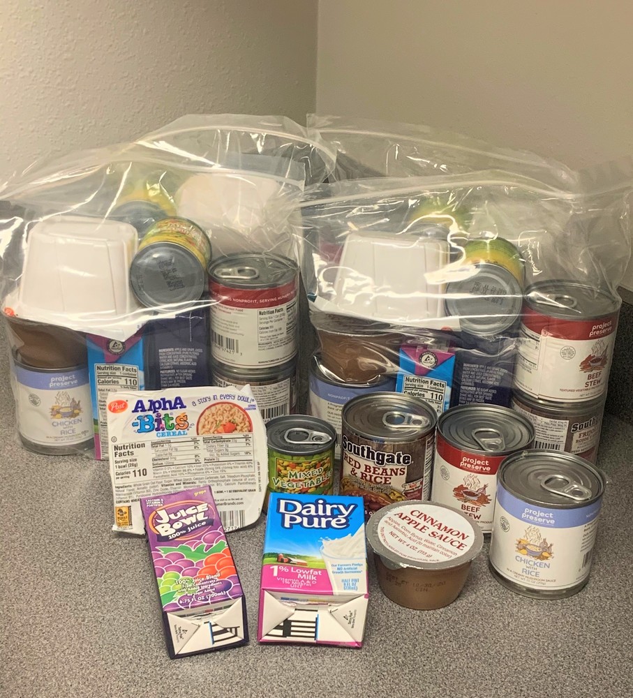 food items for backpack program