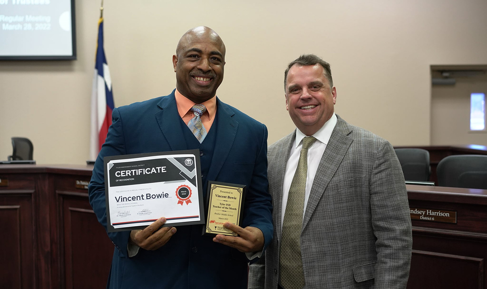 Vincent Bowie and Dr. Marty Crawford