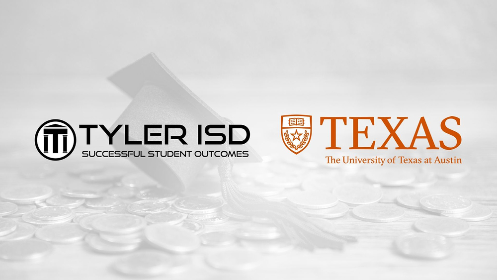 Tyler ISD Successful Student Outcomes logo and Texas The University of Texas at Austin logo