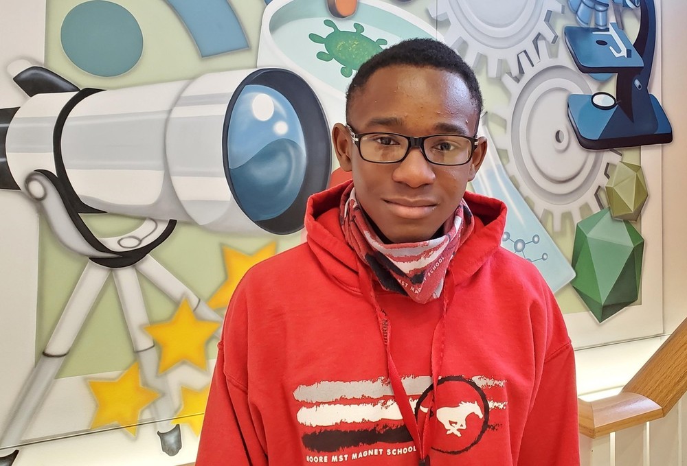 Malcolm Jones, Moore MST student