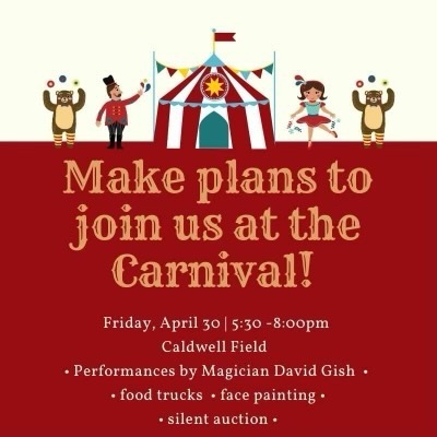 Caldwell PTA Carnival April 30 at 5:30