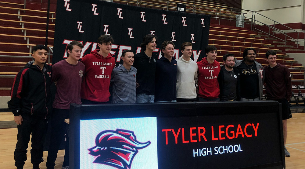SIGNING DAY FOR TYLER LEGACY HIGH SCHOOL ATHLETES Tyler Legacy High