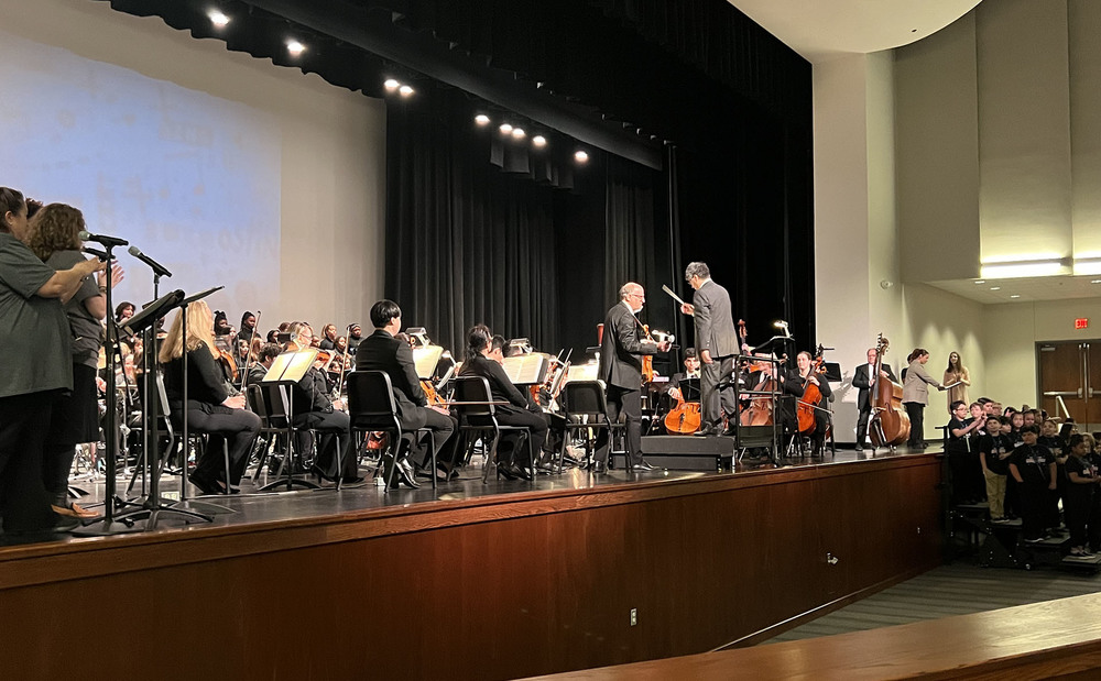 East Texas Symphony Orchestra performing on stage