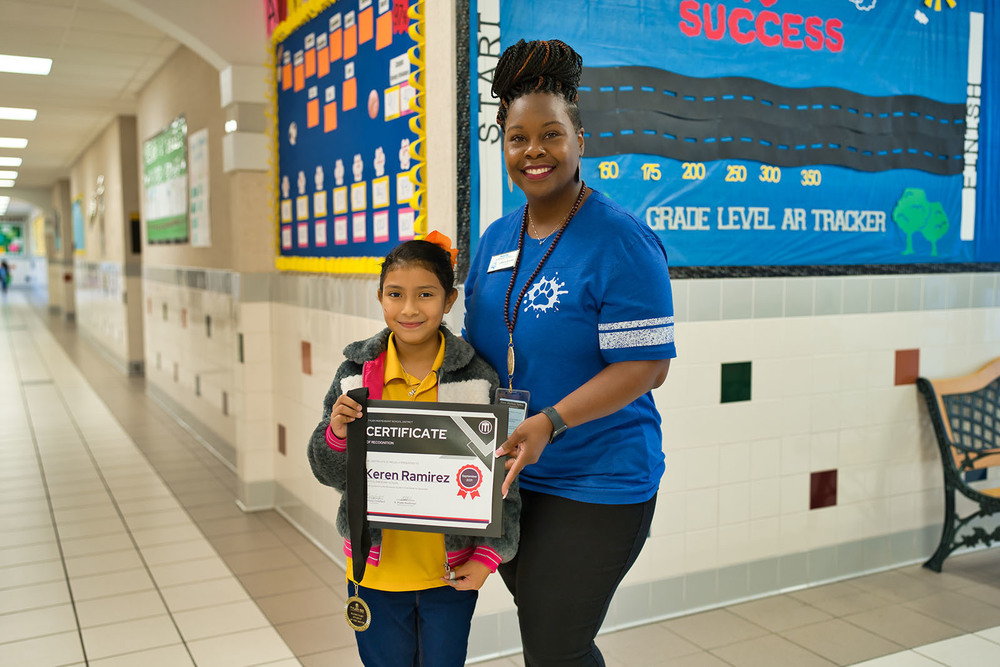 Keren Ramirez - Peete Elementary School - District Student of the Month