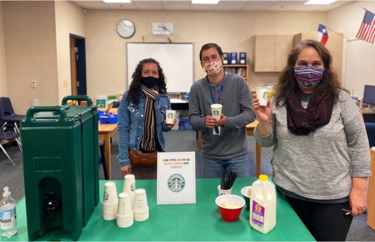 Griffin teachers appreciate Starbucks’ support!