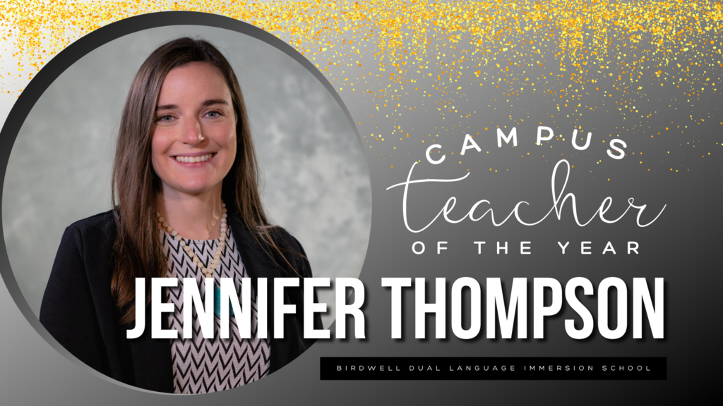 Campus Teacher of the Year Jennifer Thompson
