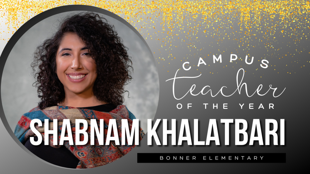 Campus Teacher of the Year Shabnam Khalatbari