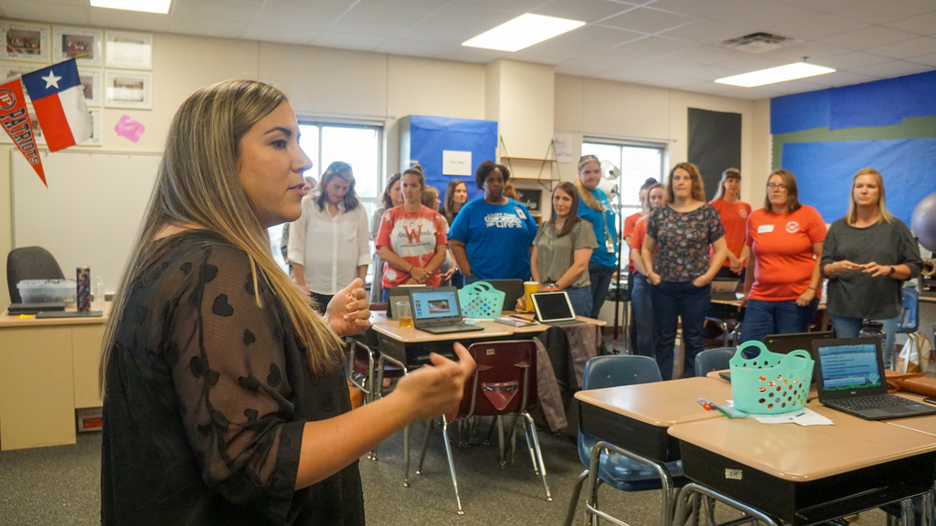 instructor speaking to teachers