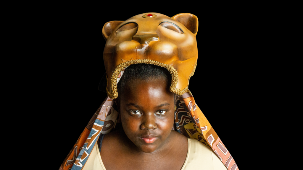 Caldwell Student in Lion Costume