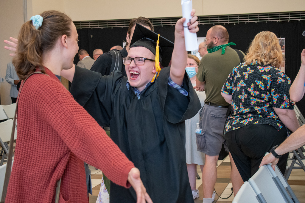 graduate excited