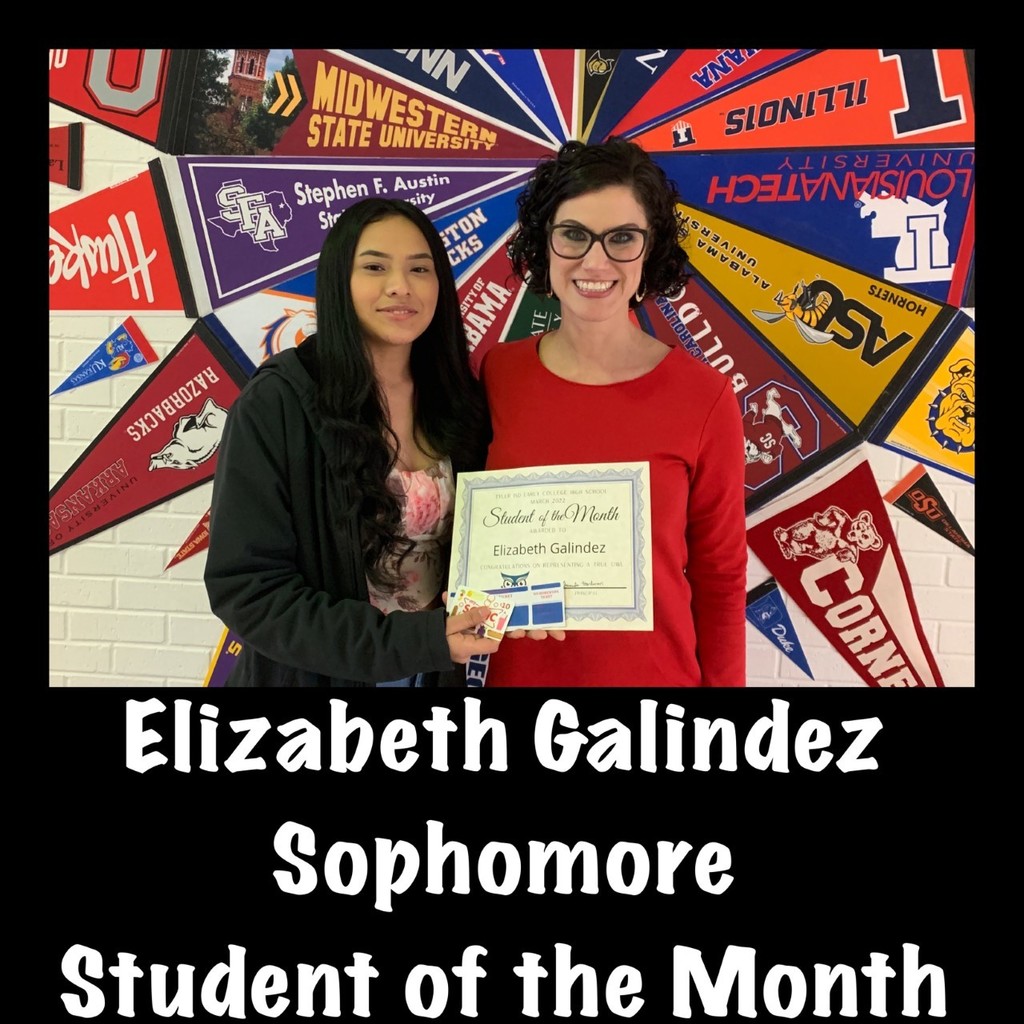 March 10th Student of the Month