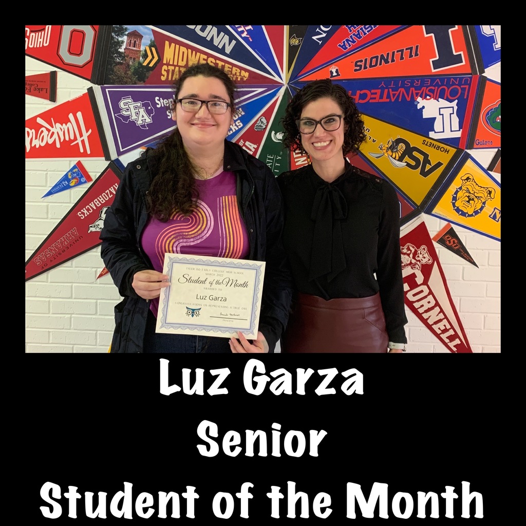 March 12th Student of the Month