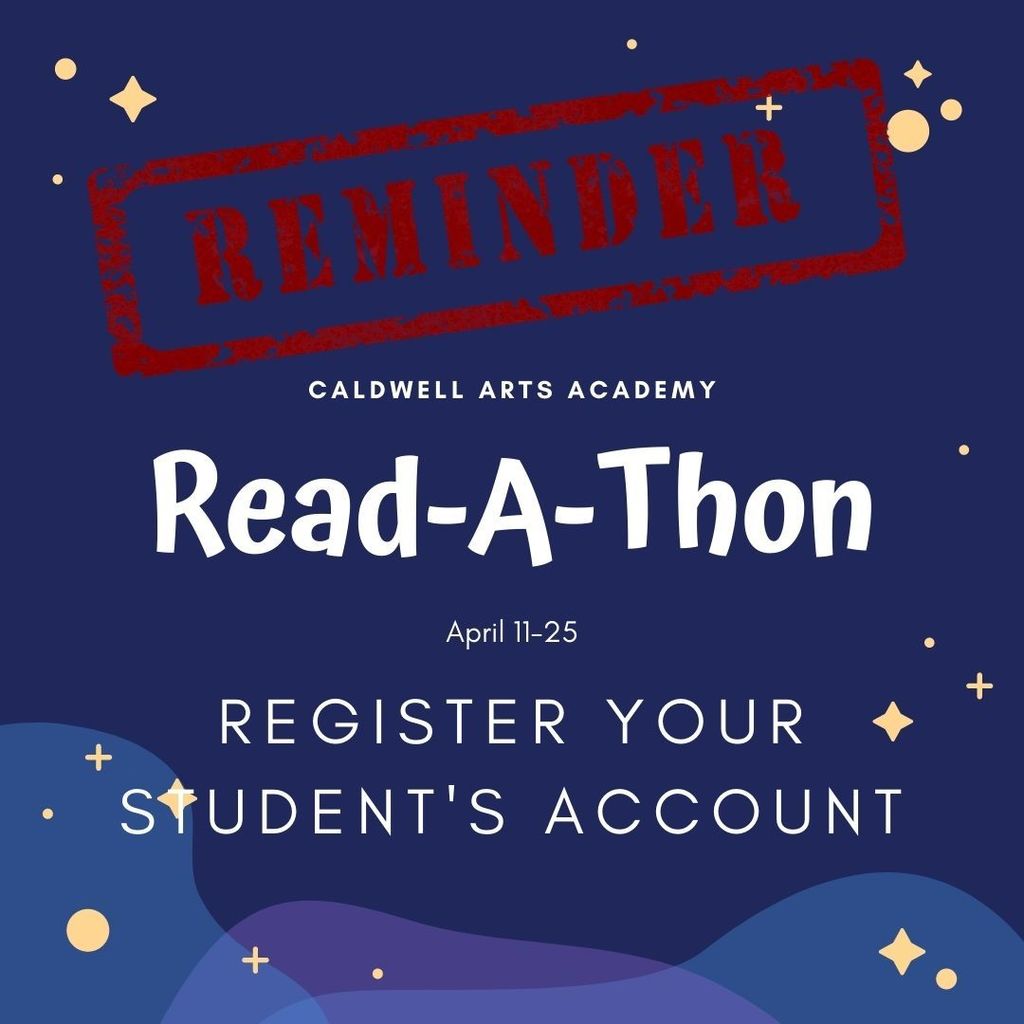 Reminder register student account for readathon