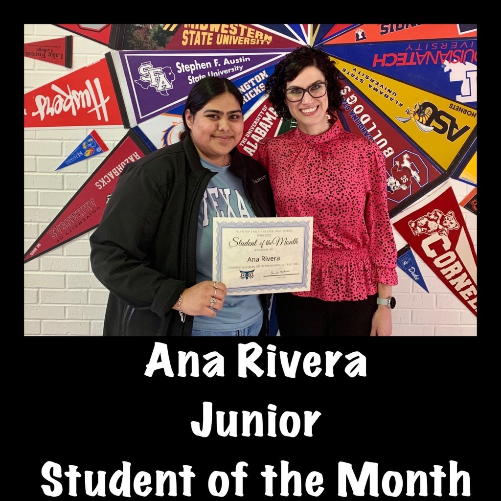 April 11th grade Student of the Month