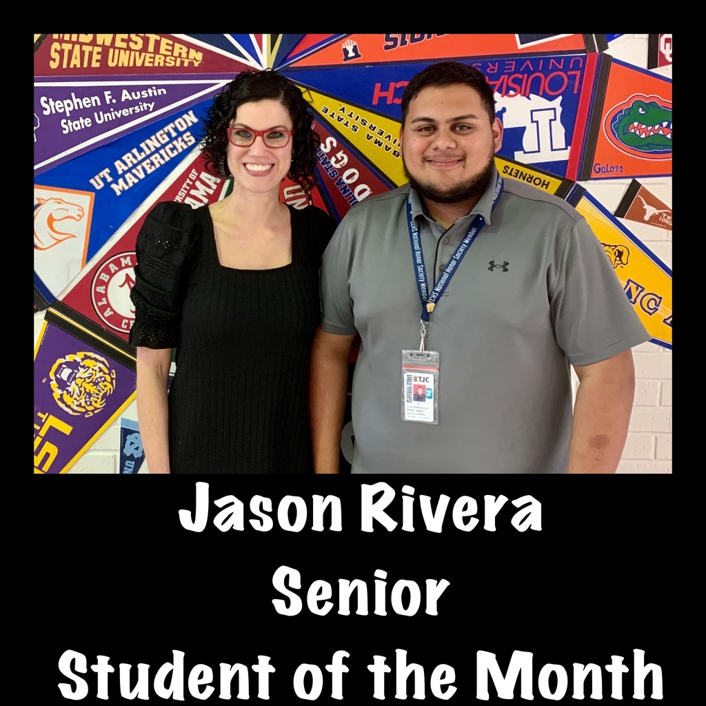 April Senior Student of the Month