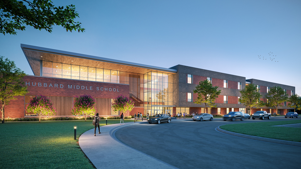 NEW Hubbard Middle School rendering