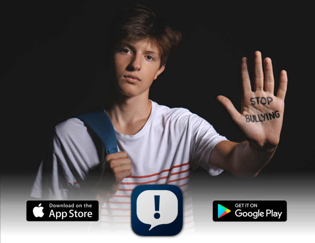 Safe2SpeakUP app icon with download badges