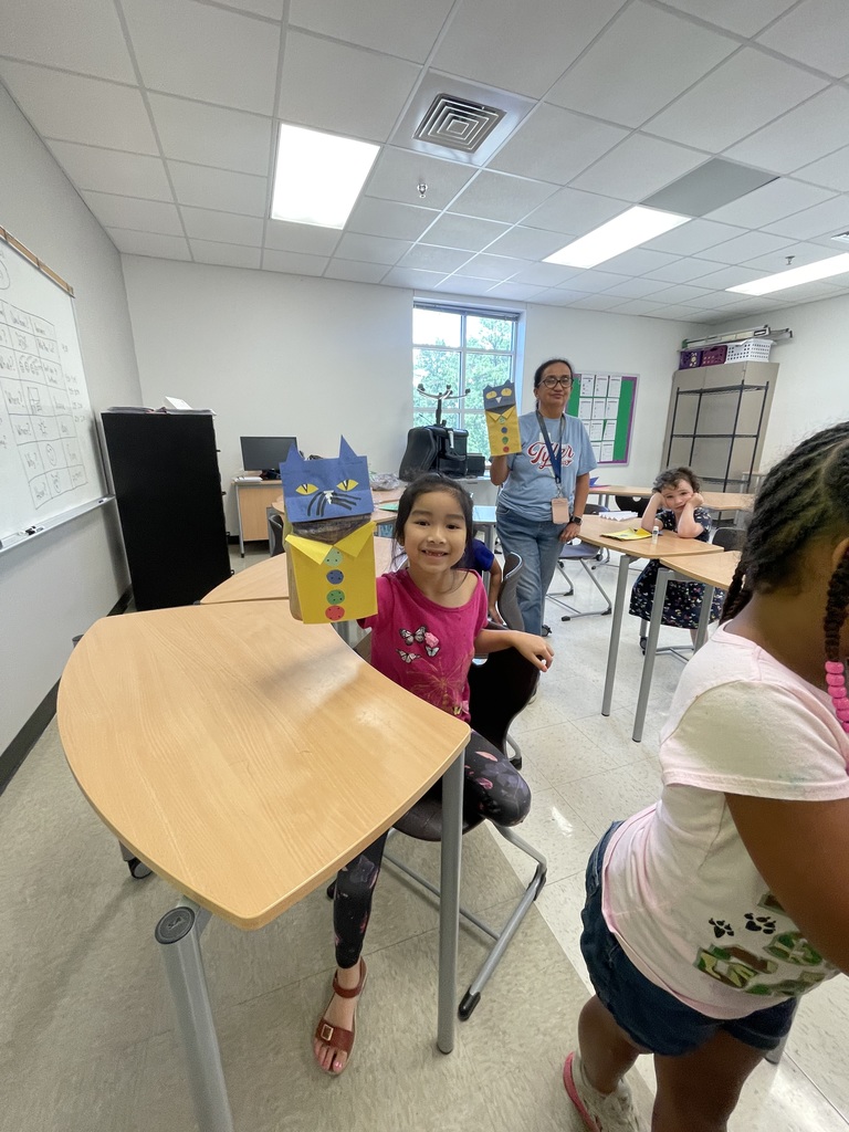 student learning in camp