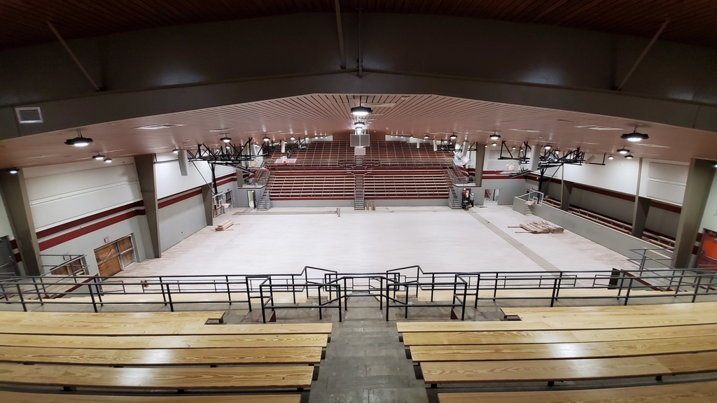 construction update on Tyler Legacy varsity gym