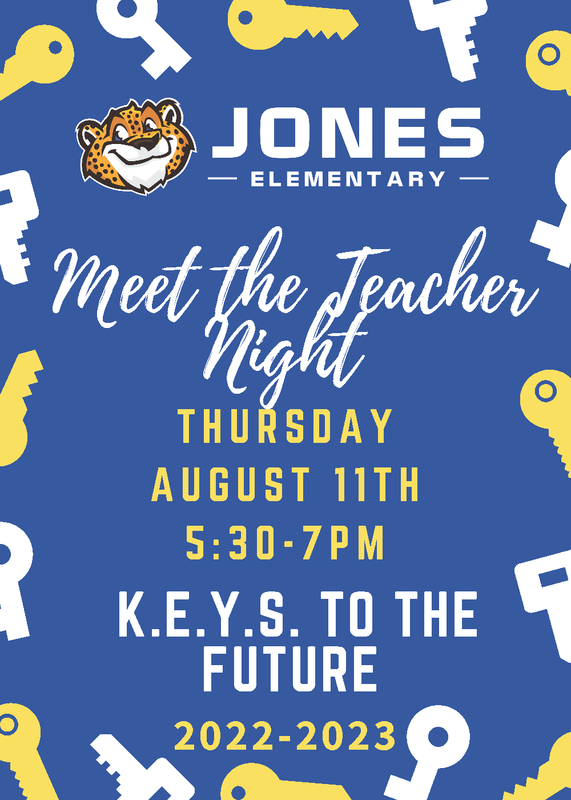 Meet the Teacher Night 2022 | Jones Elementary School