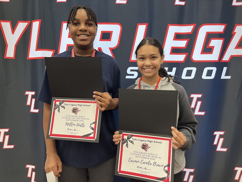 September Students Of The Month | Tyler Legacy High School